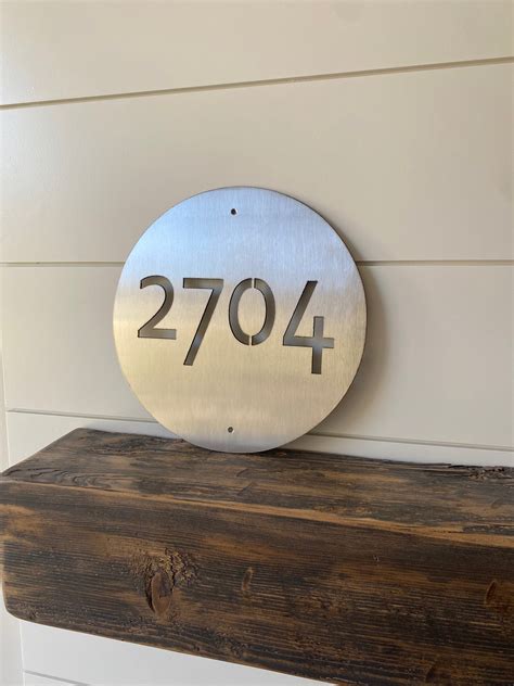 custom metal house numbers|individual metal house numbers.